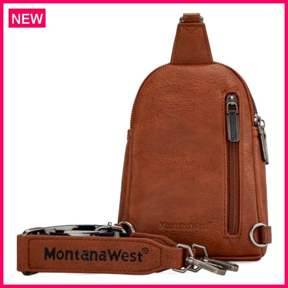 Small Crossbody Sling Bag Fanny Pack Adjustable Strap Compact Purse - Picture 5 of 8